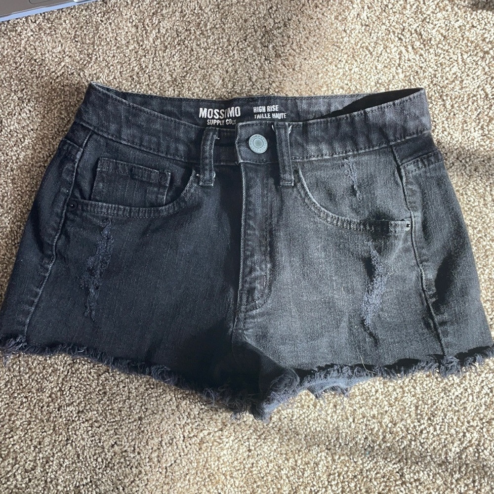 MOSSIMO black jean shorts